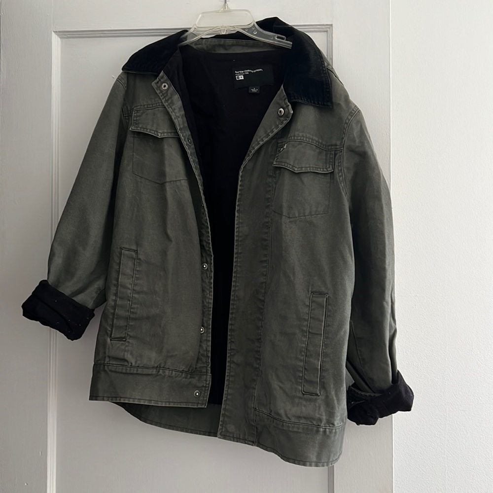 Four star army green jacket